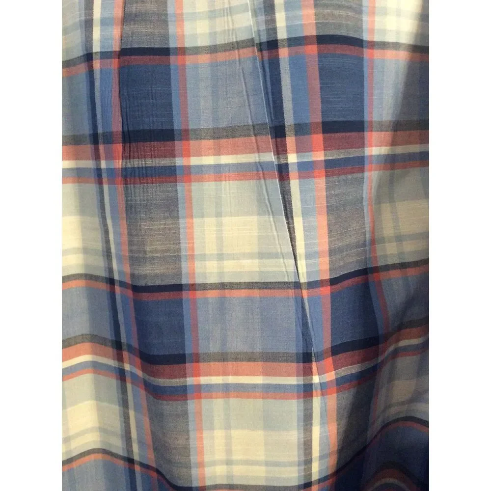 Johnnie O Hangin' Out Mens Fairfield button down 2XL plaid long sleeve VNC
